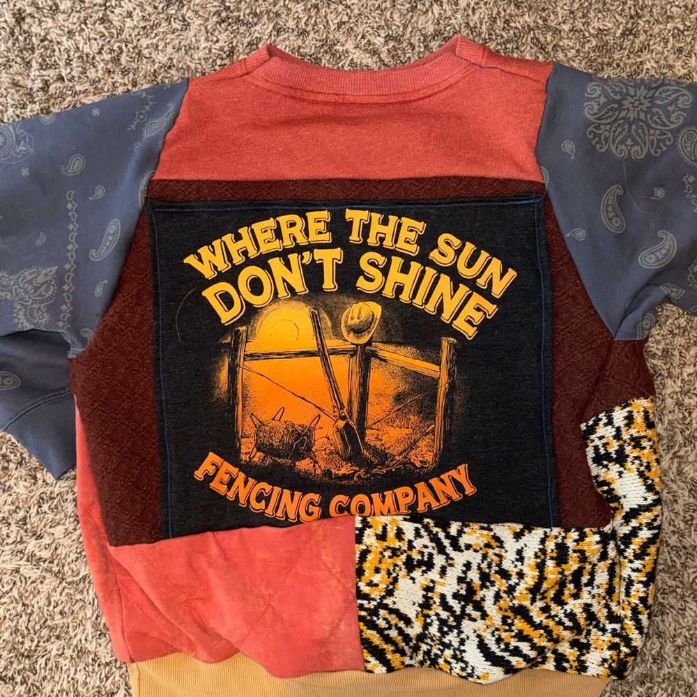 Whiskey Myers Patchwork Sweatshirt - image 2